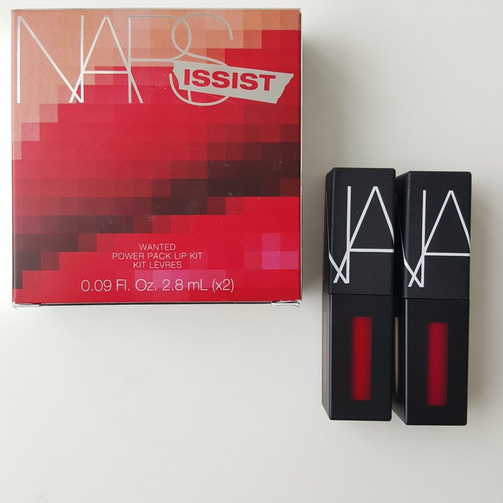 NARS ! Wanted power pack lip kit, Hot reds ( X2)
